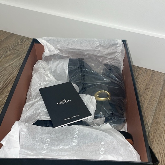 Coach Delaney Signature Buckle Heel Bootie - Picture 2 of 10